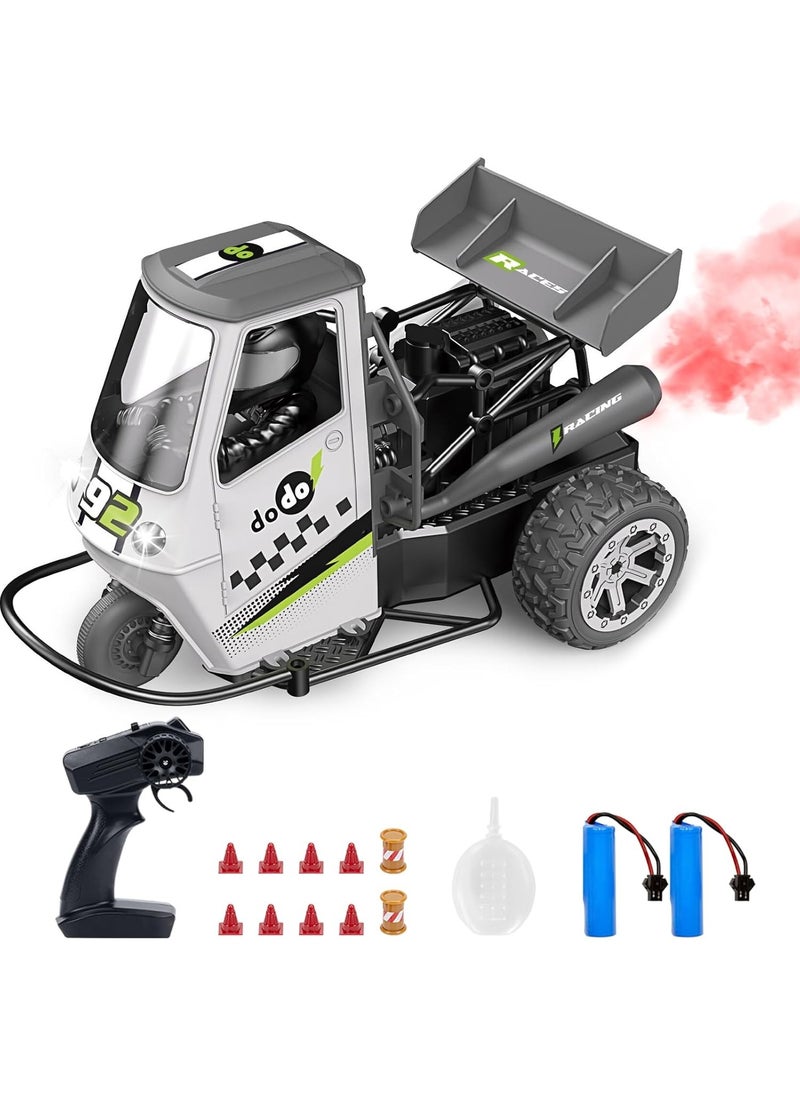 Remote Control Car, 1:16 RC Motorcycles for Children, 22 kmh Remote Control Car Truck, 2.4 GHz RC Car with Batteries, Proportional Steering, Spray, Music, Lights for Adults  - Image 4