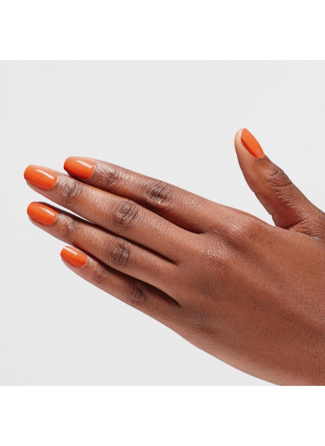 OPI Infinite Shine - Bright On Top Of It, Orange, 15Ml  - Image 4