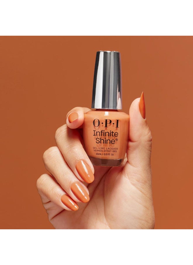 OPI Infinite Shine - Bright On Top Of It, Orange, 15Ml  - Image 5