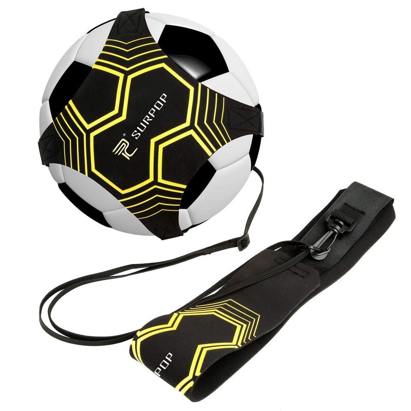 Surpop SoccerVolleyballRugby Trainer Football Kick Throw Solo Practice Training Aid Control Skills Adjustable Waist Belt for Kids Adults - Image 2