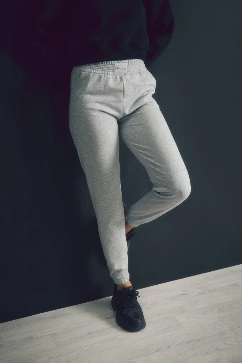 FullaModa Pocket Elastic Waist Jogger Sweatpants
