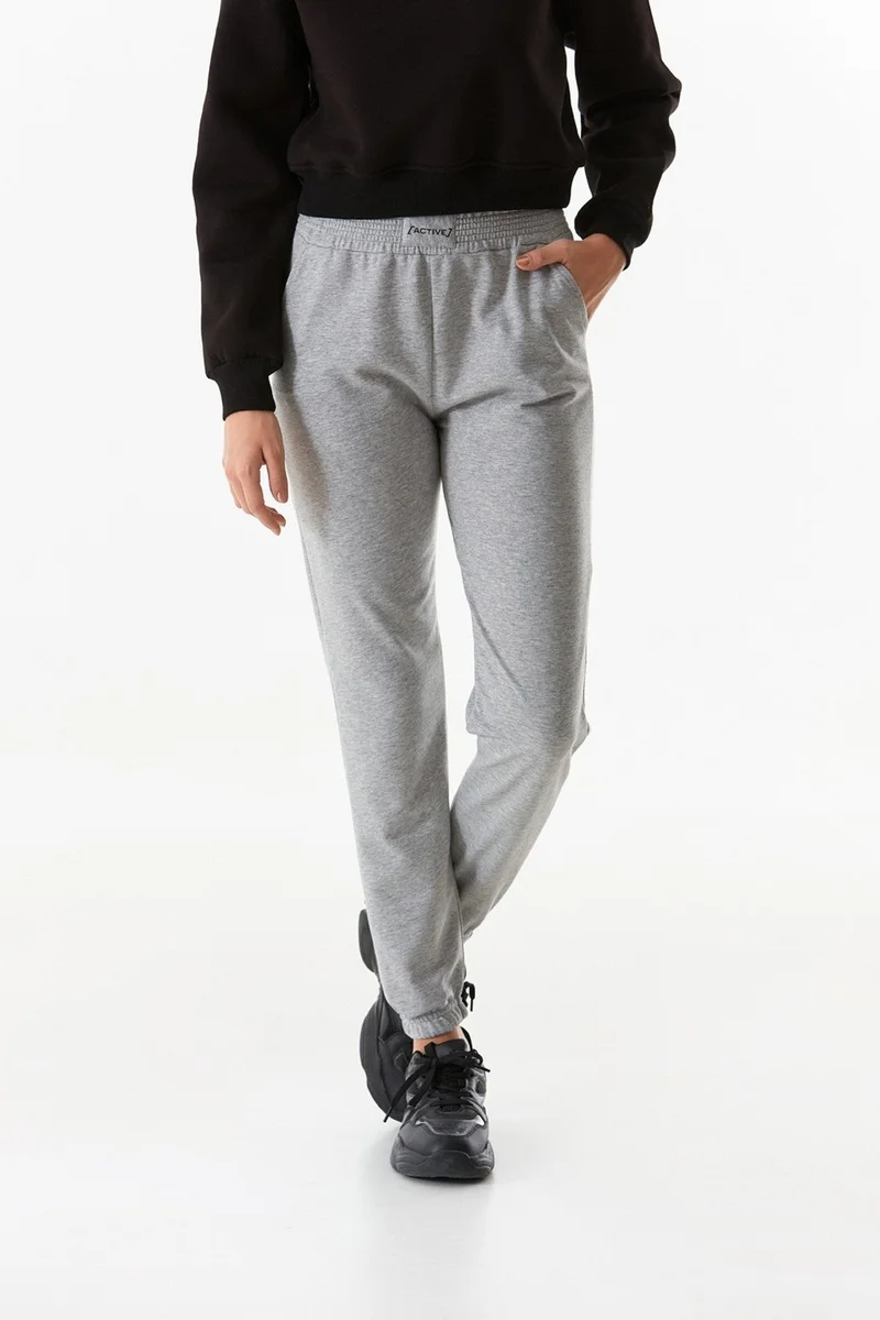 FullaModa Pocket Elastic Waist Jogger Sweatpants