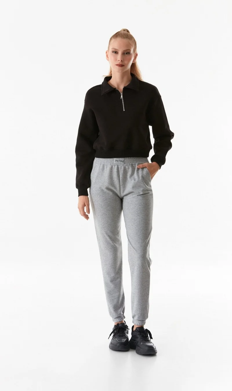 FullaModa Pocket Elastic Waist Jogger Sweatpants