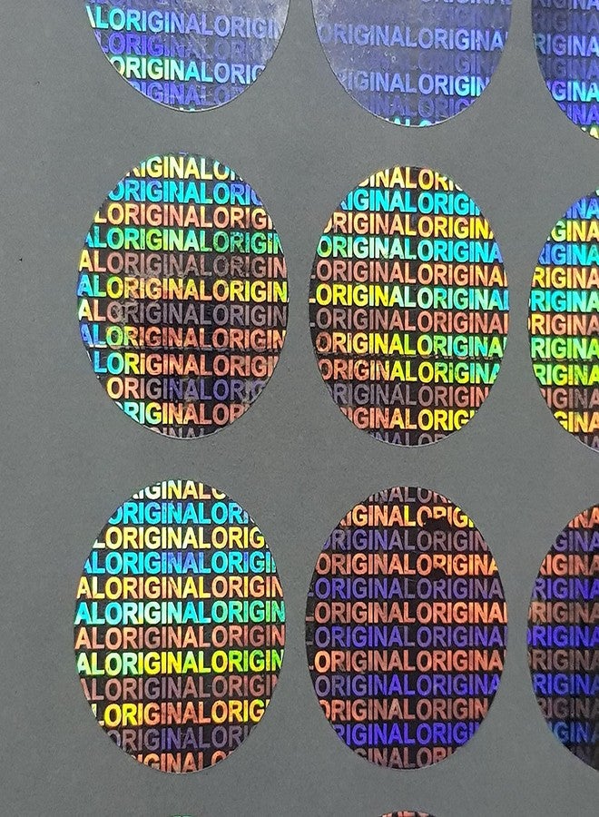 Elysian Silver Hologram Stickers Round Shape Genuine Original 5 Sheets (23 mm) 180 Stickers - Image 2
