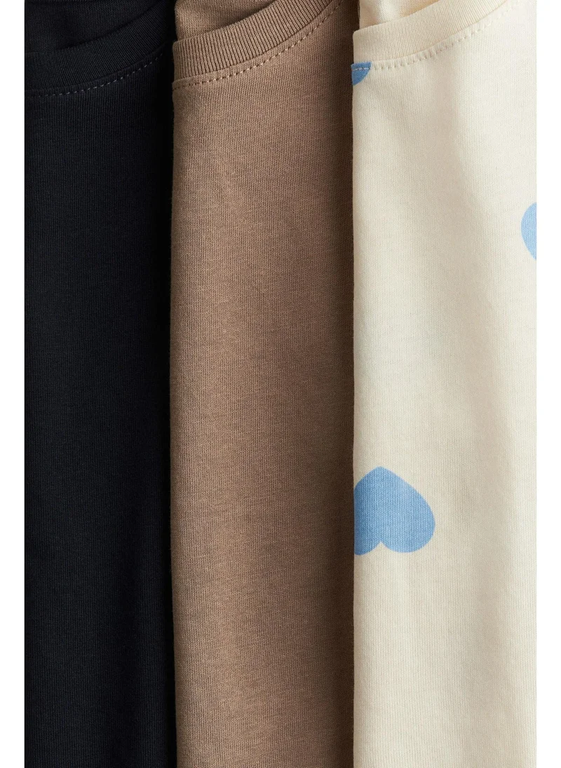H&M 3-pack cotton tops