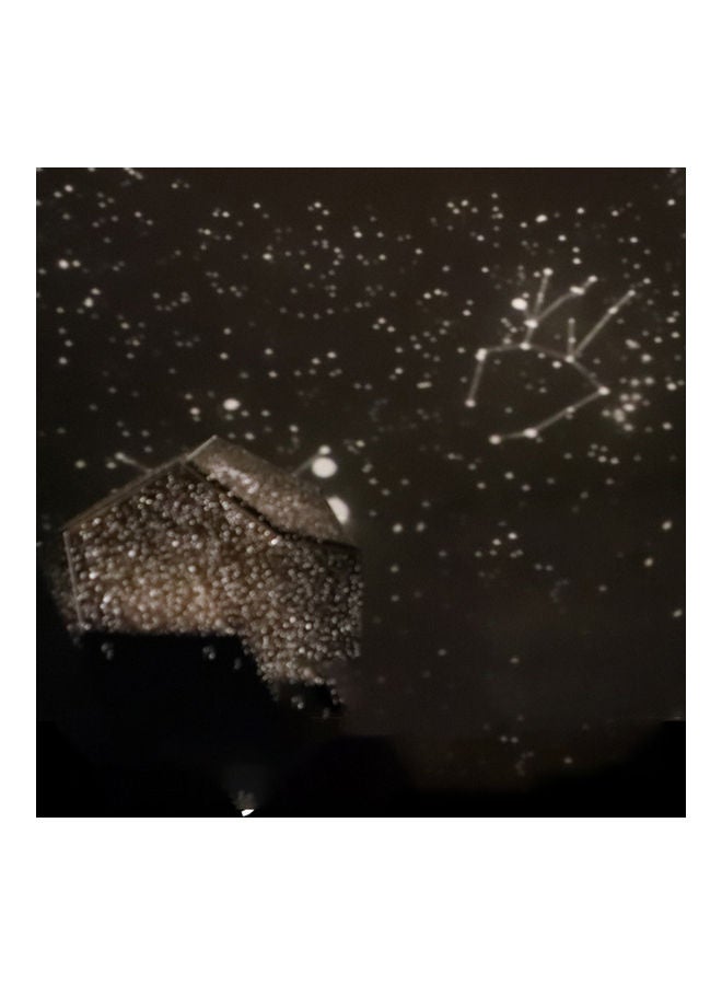 نيبمينينت احظى بالمرح مع مصباح عرض السماء المليئة بالنجوم بتصميم أحادي اللون بلون أبيض أسود 13.9*8.4*13.9سم - Image 5