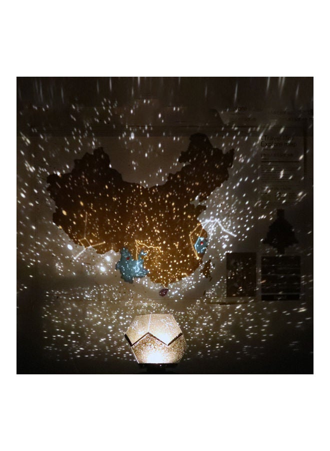 نيبمينينت احظى بالمرح مع مصباح عرض السماء المليئة بالنجوم بتصميم أحادي اللون بلون أبيض أسود 13.9*8.4*13.9سم - Image 4