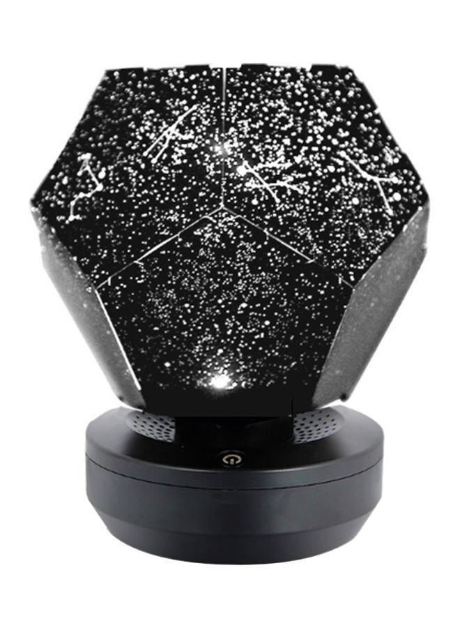 نيبمينينت احظى بالمرح مع مصباح عرض السماء المليئة بالنجوم بتصميم أحادي اللون بلون أبيض أسود 13.9*8.4*13.9سم - Image 1