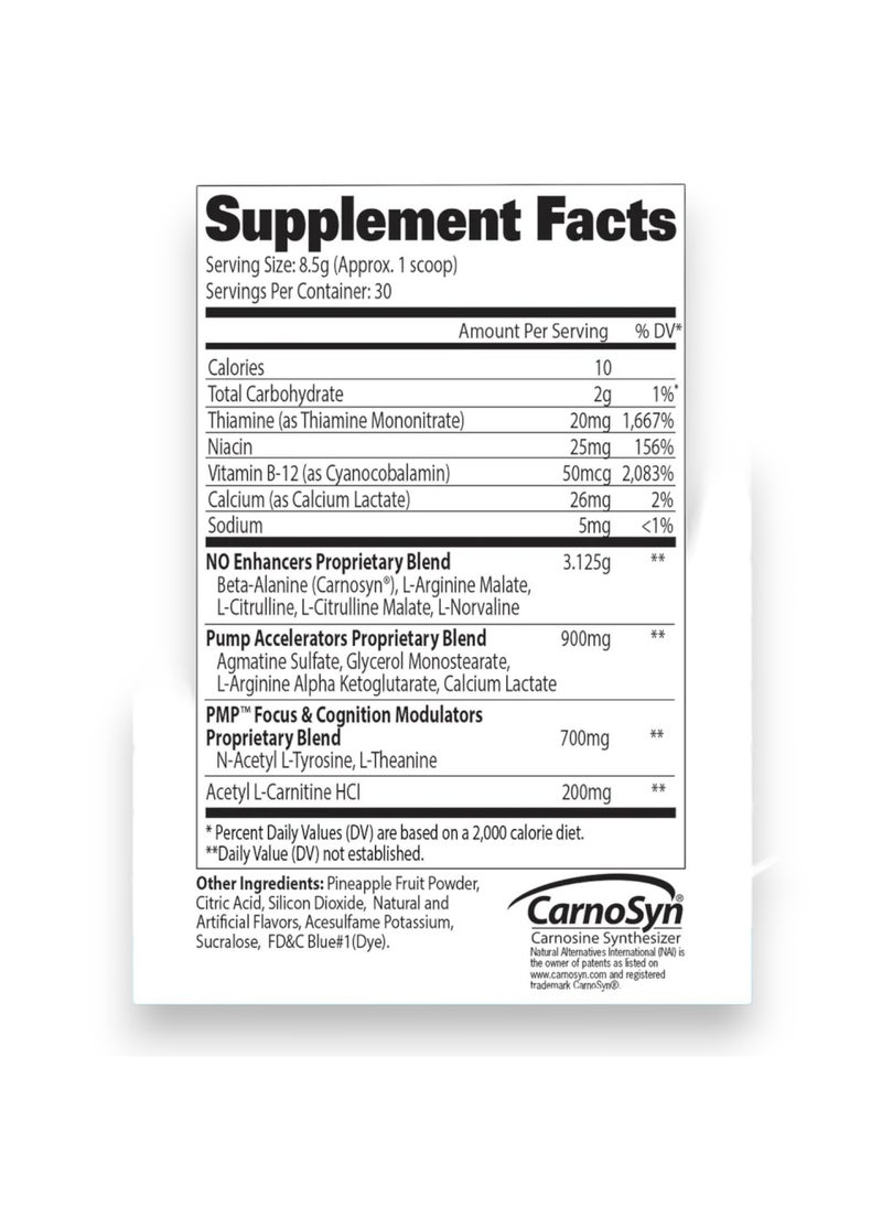 GAT SPORT - PMP stim Free, Pre Workout, Fruit Punch Flavour, 243g - Image 1