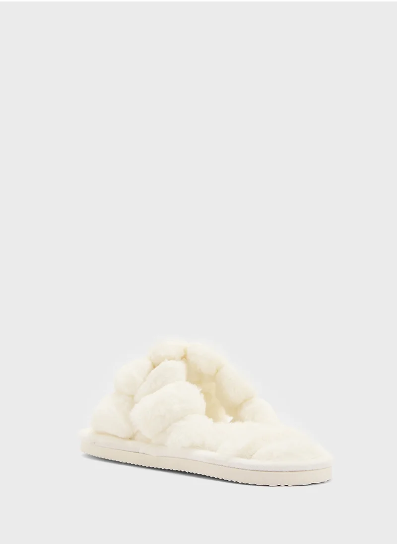 Ginger Crossover Strap Bedroom Slipper