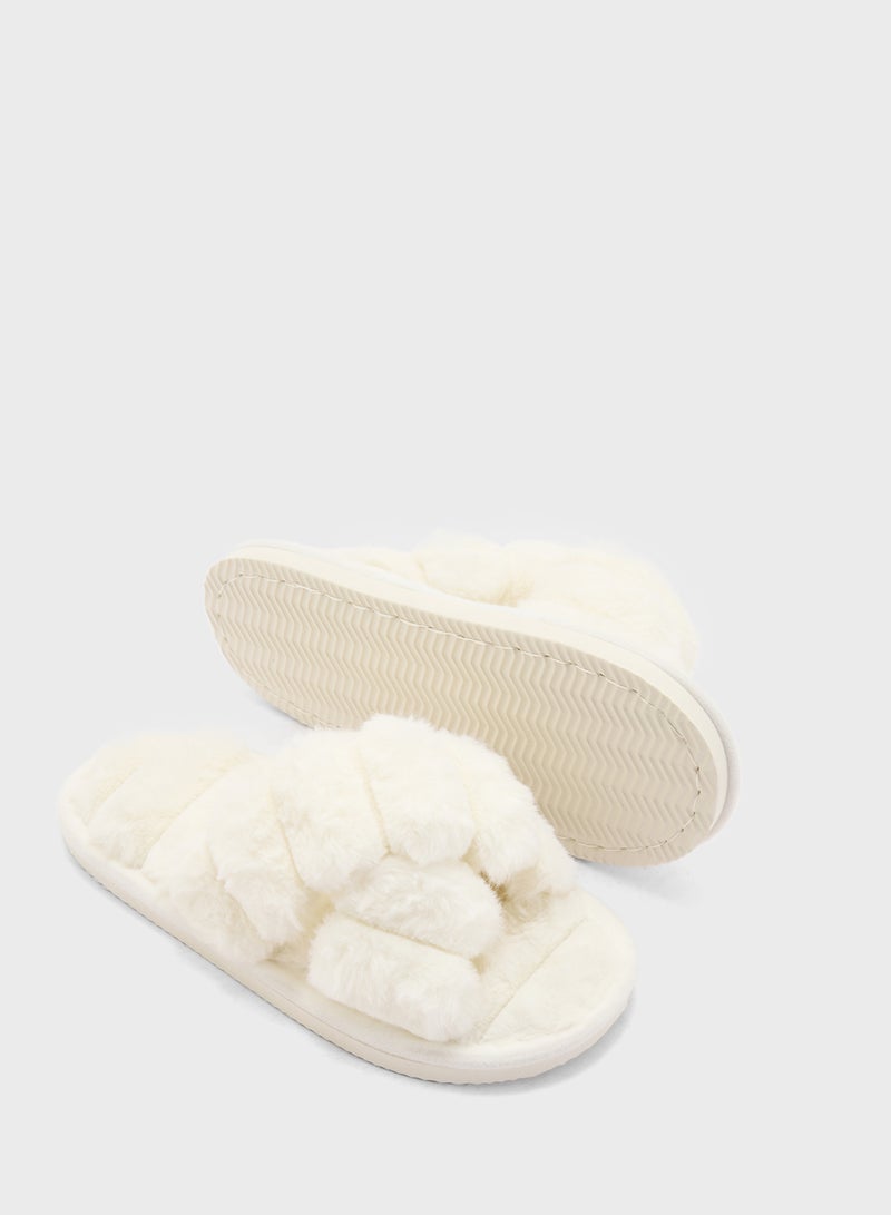 Ginger Crossover Strap Bedroom Slipper  - Image 3