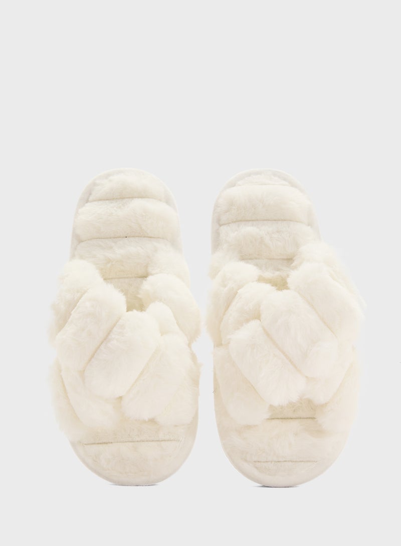 Ginger Crossover Strap Bedroom Slipper  - Image 4