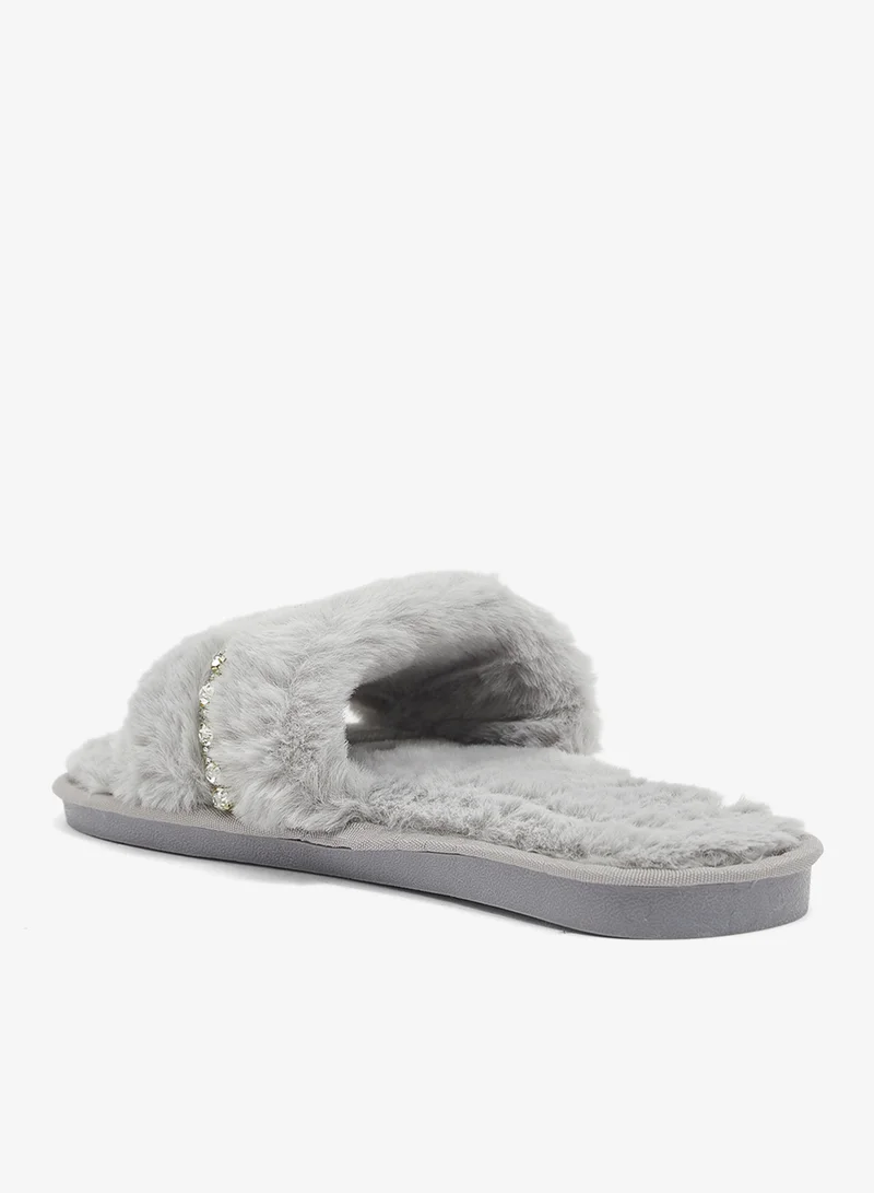 Ginger Printed Cozy Bedroom Slippers