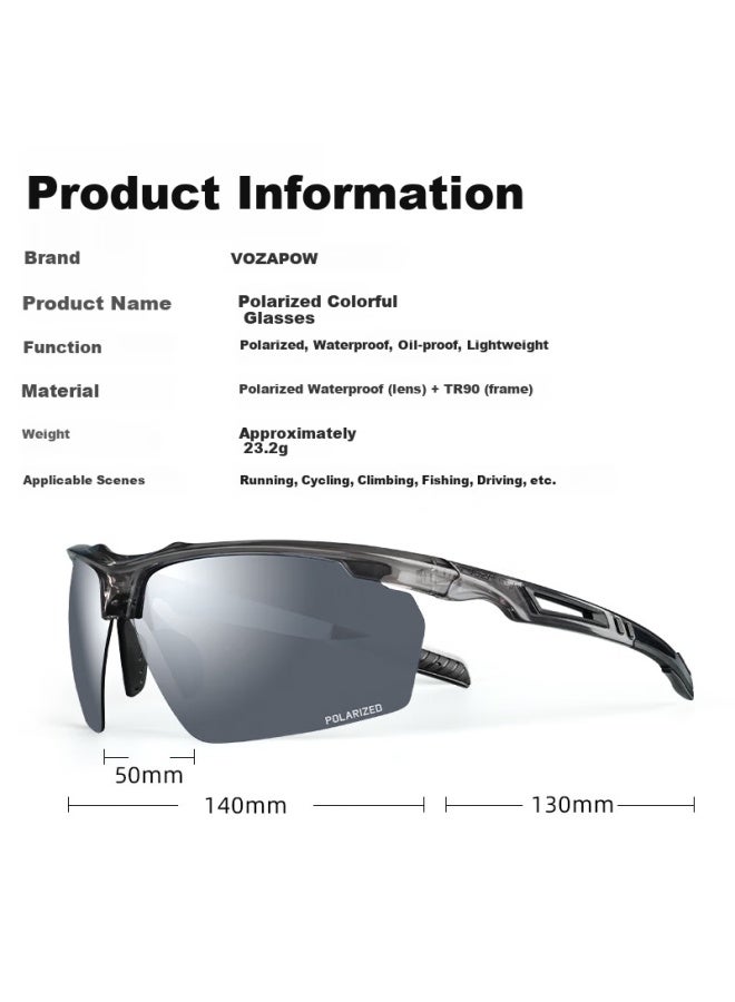 Vozapow Running Gl, Professional Marathon Polarized Colorful Protective Goggles, Outdoor Sports Fishing Hiking Sungl For Men And Wome - Image 4
