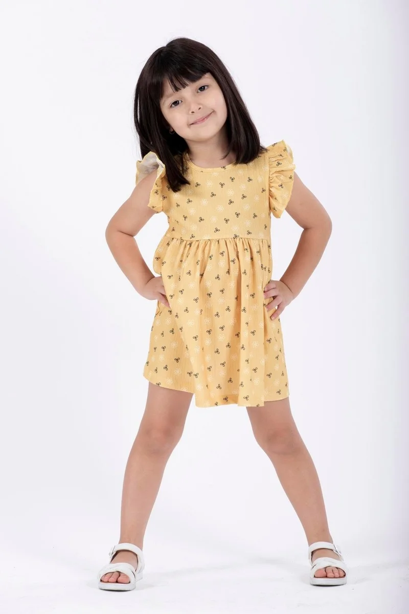 Zepkids Floral Cotton Dress