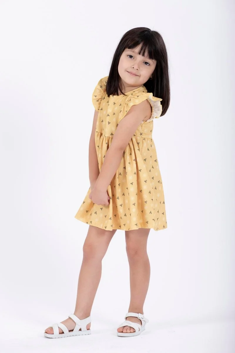 Zepkids Floral Cotton Dress