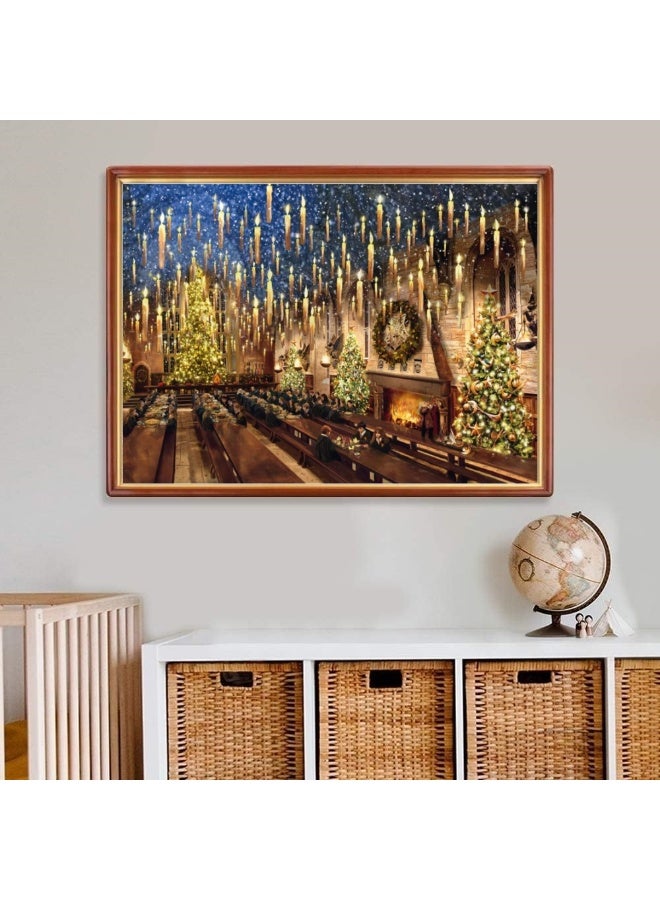 1000 قطعة من ألغاز هاري بوتر بحجم أكاديمية هوجوورتس - ألغاز فنية رائعة، مثالية للترفيه العائلي والديكور - Image 3