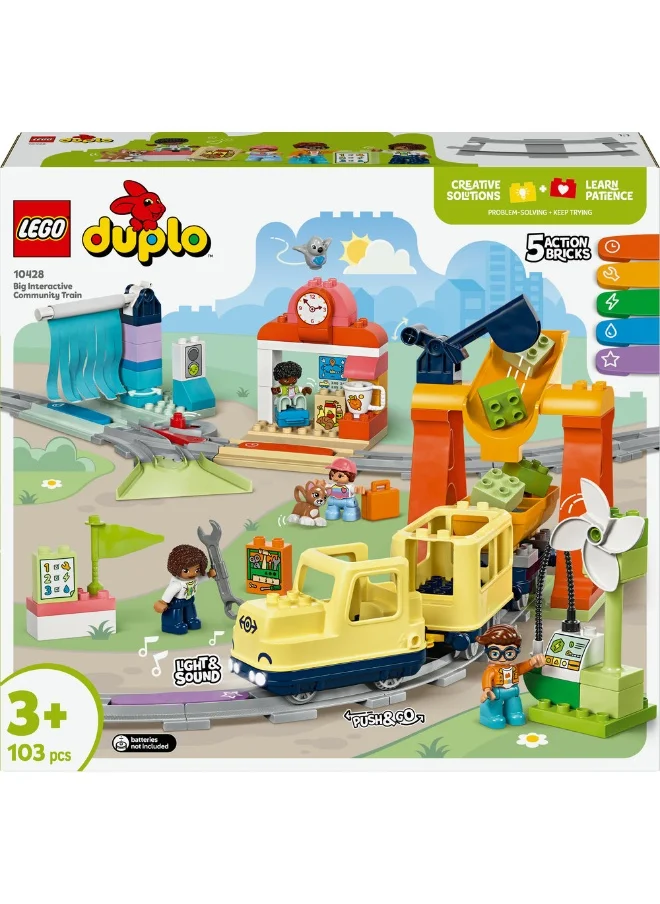 LEGO Duplo Town Big Interactive Community Train 10428 (103) Pieces