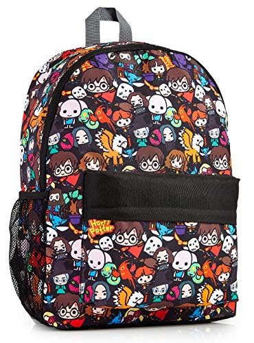Harry Potter Backpack for Boys Girls Teens with Chibi Character Print Daypack Backpacks School Bag for Sports Travel School Supplies Gifts for Kids - Image 1