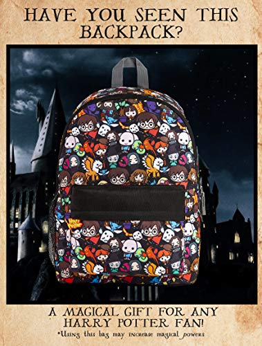 Harry Potter Backpack for Boys Girls Teens with Chibi Character Print Daypack Backpacks School Bag for Sports Travel School Supplies Gifts for Kids - Image 4