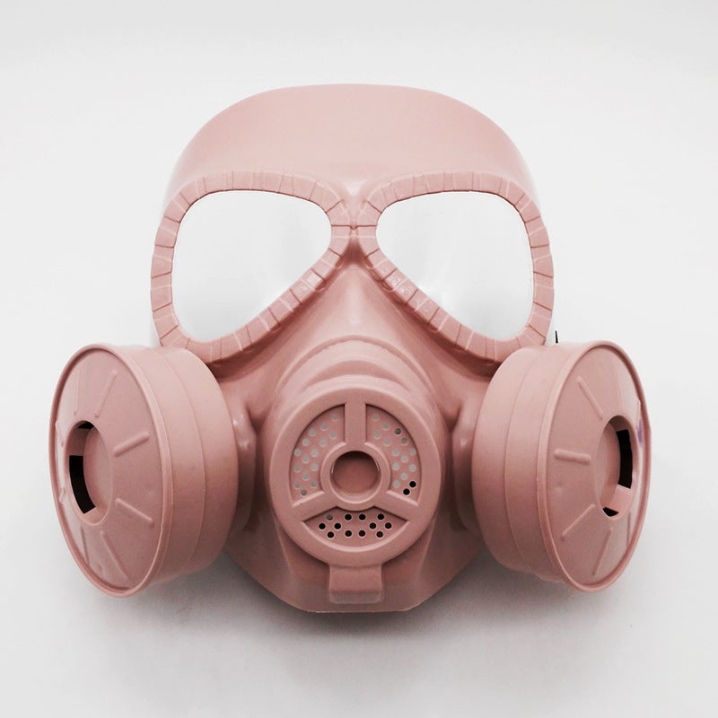 M04 gas mask real person CS field equipment helmet seal double fan tactical army fans eat chicken mask wholesale - Image 4