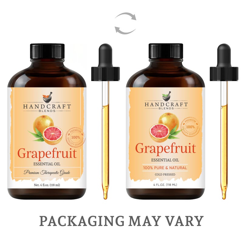 Handcraft Blends Grapefruit Essential Oil â€“ Huge 4 Fl Oz â€“ 100% Pure and Natural â€“ Premium Grade Essential Oil for Diffuser and Aromatherapy, Skin, Massage, Candle and Soap Making Fragrance - Image 2