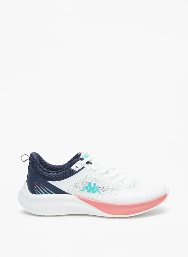 Kappa Women's Colourblock Sports Shoes with Lace-Up Closure
