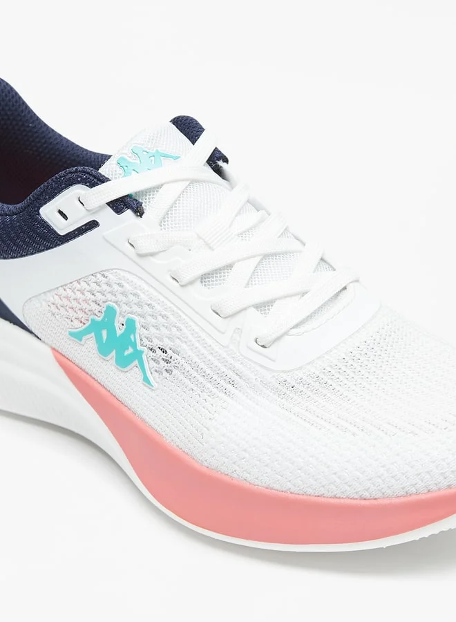 Kappa Women's Colourblock Sports Shoes with Lace-Up Closure