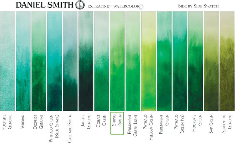 DANIEL SMITH Extra Fine Watercolor Paint - Spring Green, 15ml Tube - Image 4