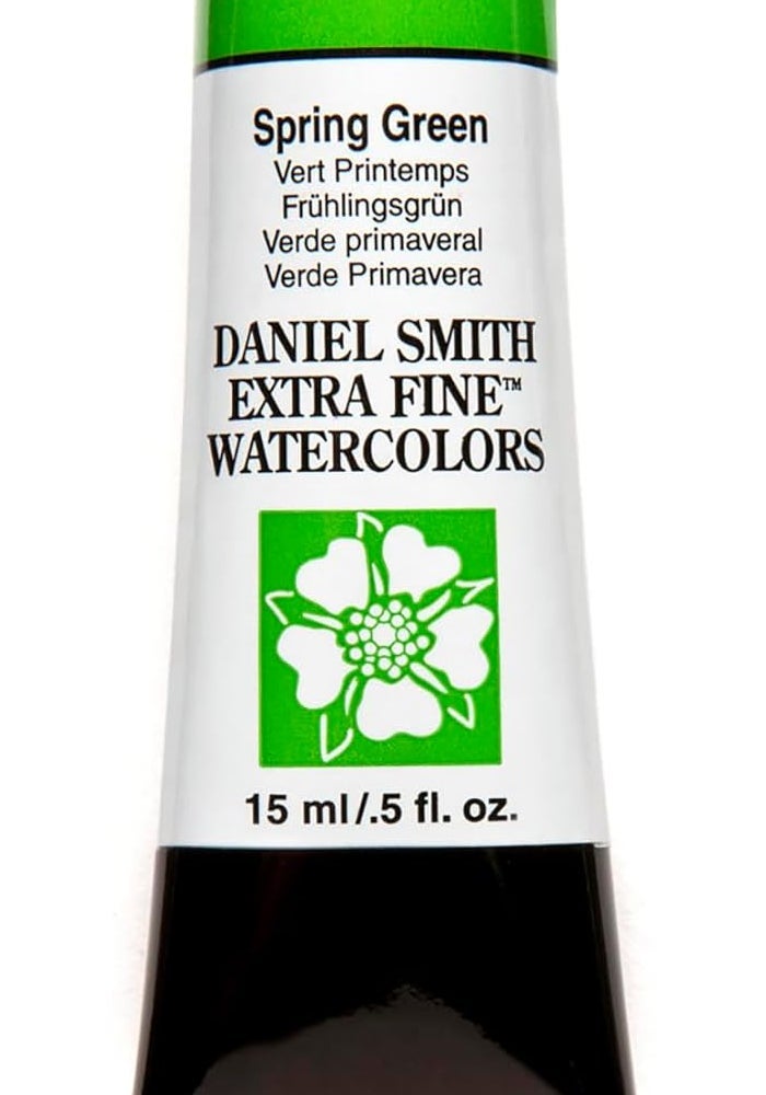 DANIEL SMITH Extra Fine Watercolor Paint - Spring Green, 15ml Tube - Image 1