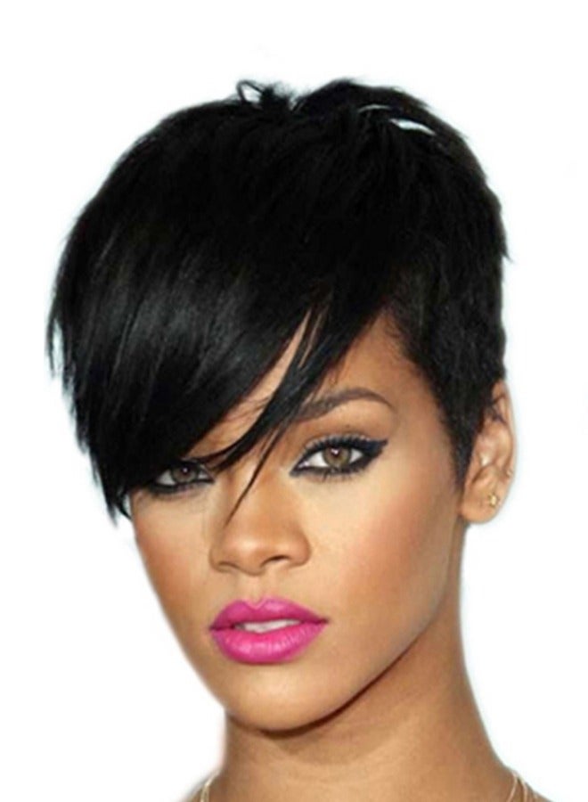 Short Straight Hair Wig - Image 1