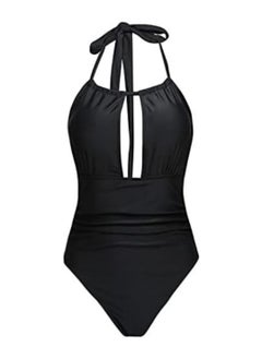 Women's One Piece Swimsuit, Deep Cut Bikini, Bandeau Bathing Suits, Slimming Twist Swimwear, Body Shape Cover