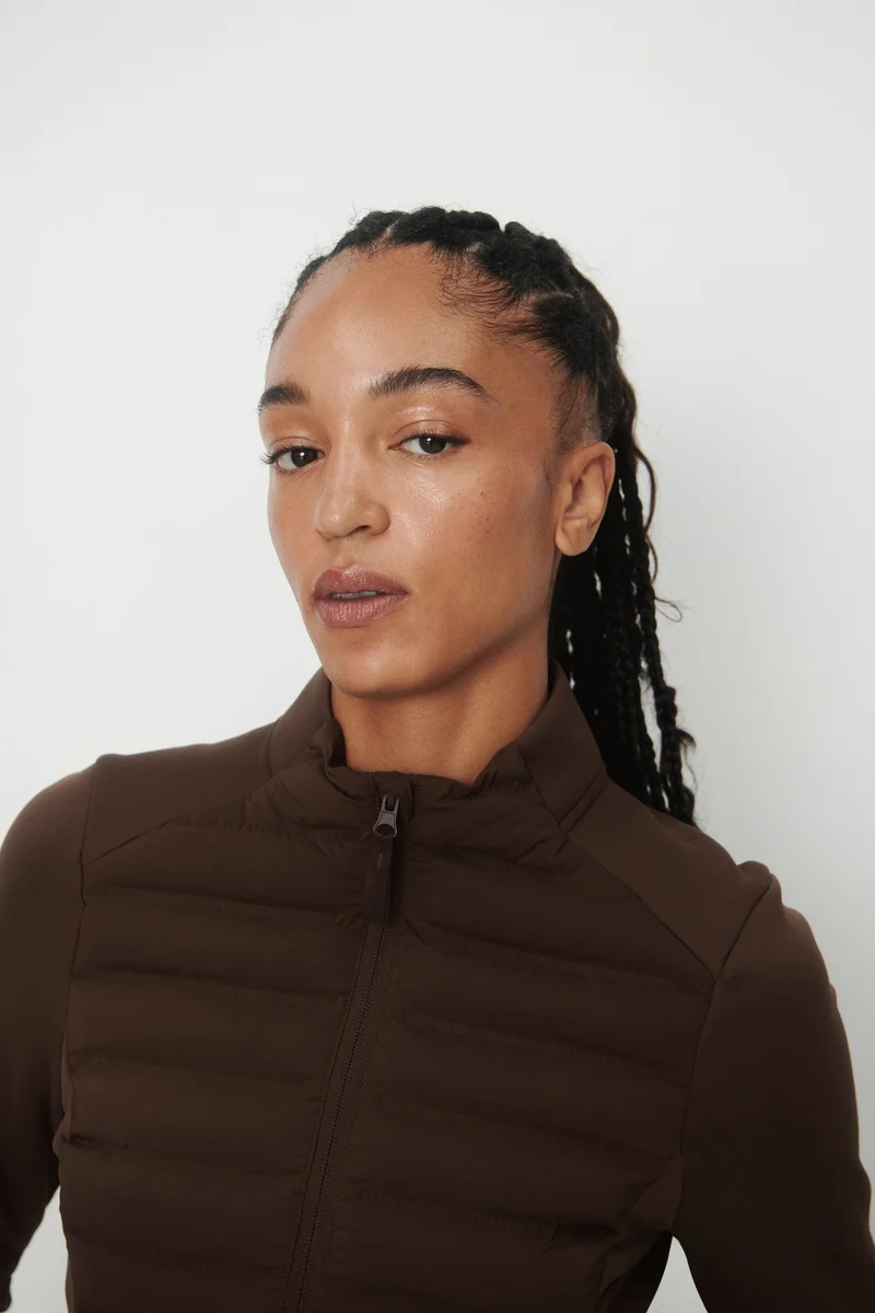 H&M  Hybrid puffer jacket with ThermoMove™ for Women | Best Price UAE