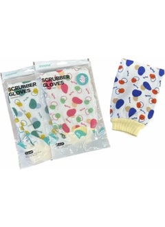 Jennifer 1 Piece Microfiber Bath Loofah and Sponge Shower Bath Scrubber Exfoliating Glove Loofah 
