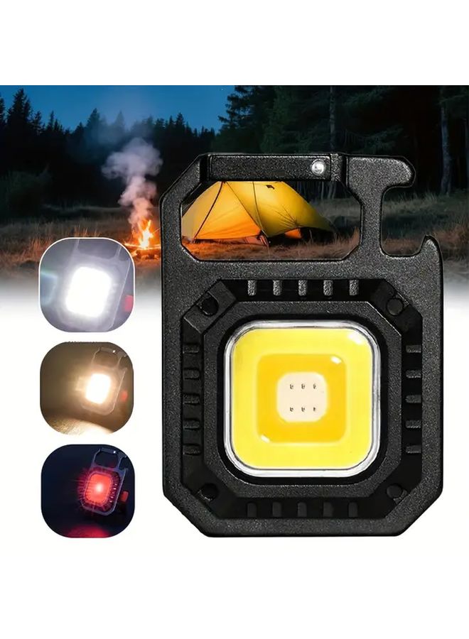 Mini Lamp 6 In 1 Magnetic Base Flashlight Rechargeable Hands Free For Camping Emergency Workshop - Image 1