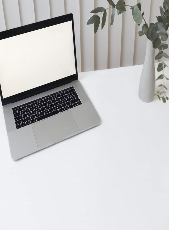 Abyssaly White Contact Ppaper 15.7“ X 118” Glossy Vinyl Film Removable Self-Adhesive Peel and Stick Wallpaper Decorate Paintable Wallpaper Kitchen Cabinet Furniture Countertop Shelf Paper - Image 4