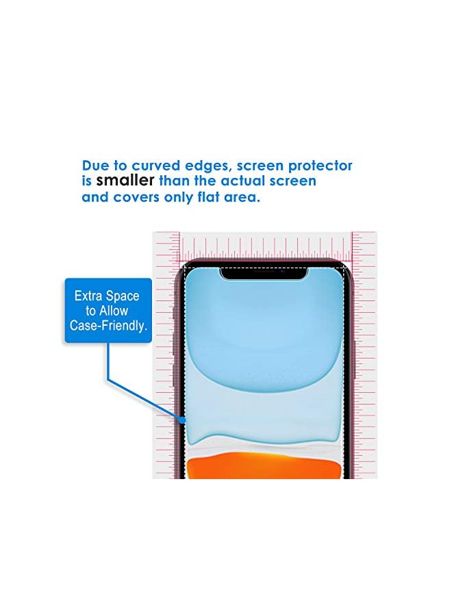 Jetech Screen Protector For Iphone 11 And Iphone Xr 6.1-Inch, Tempered Glass Film, 2-Pack - Image 4