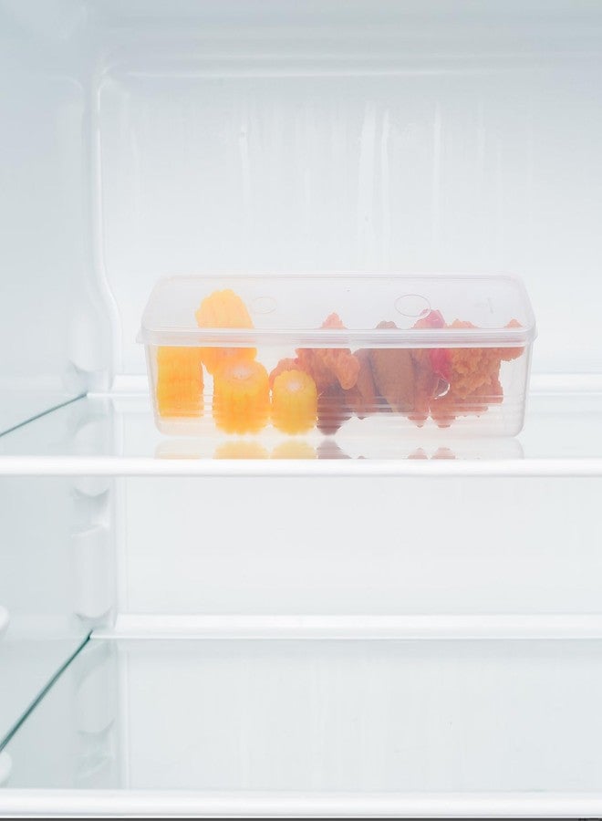 BESPORTBLE Fresh Box Airtight Food Storage Container for Scallions Cilantro and Green Onions - Transparent 11.81X3.14X2.95 Inch Fridge Organizer for Efficient Kitchen Storage - Image 5