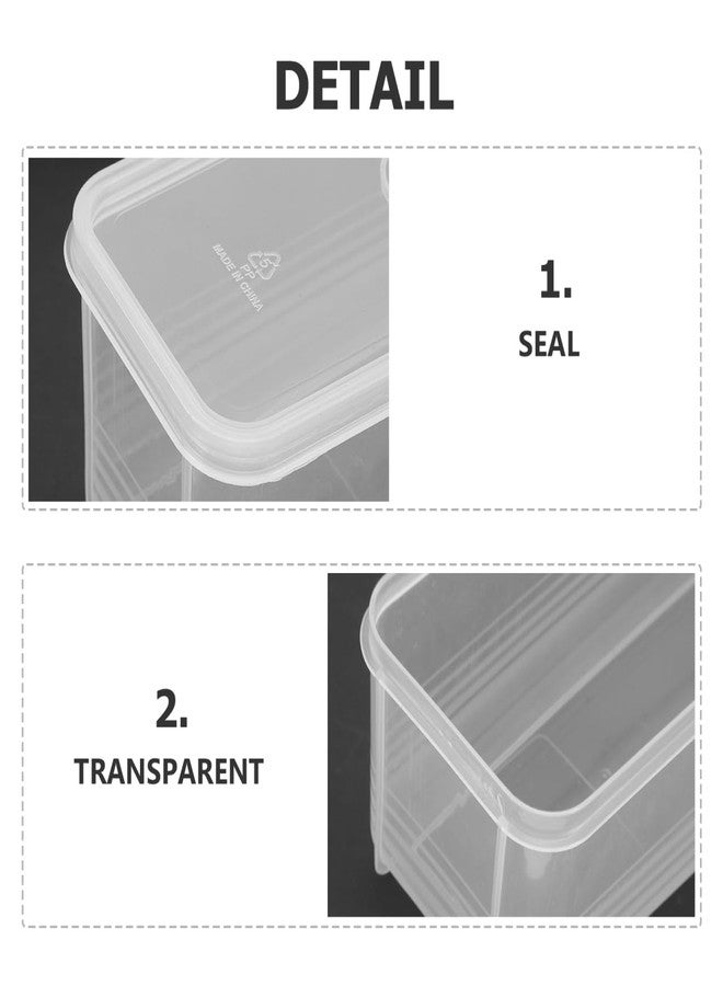 BESPORTBLE Fresh Box Airtight Food Storage Container for Scallions Cilantro and Green Onions - Transparent 11.81X3.14X2.95 Inch Fridge Organizer for Efficient Kitchen Storage - Image 4