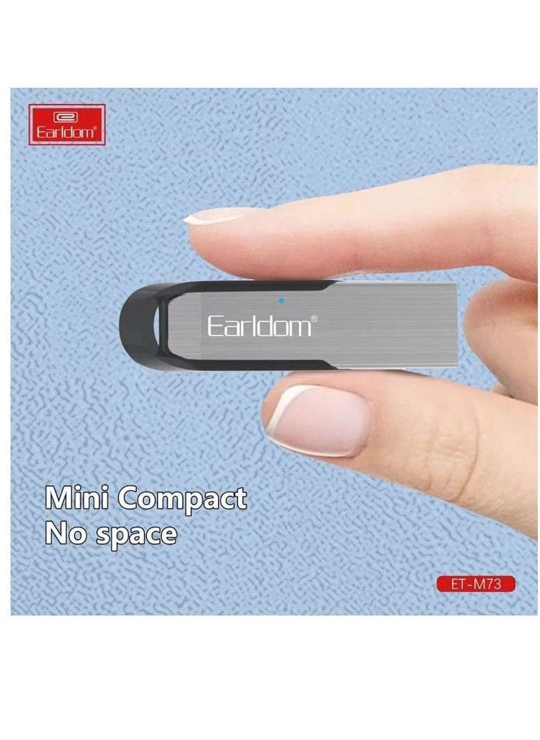 Earldom - Bluetooth Audio Receiver Earldom ET-M73, USB, Silver - Image 1