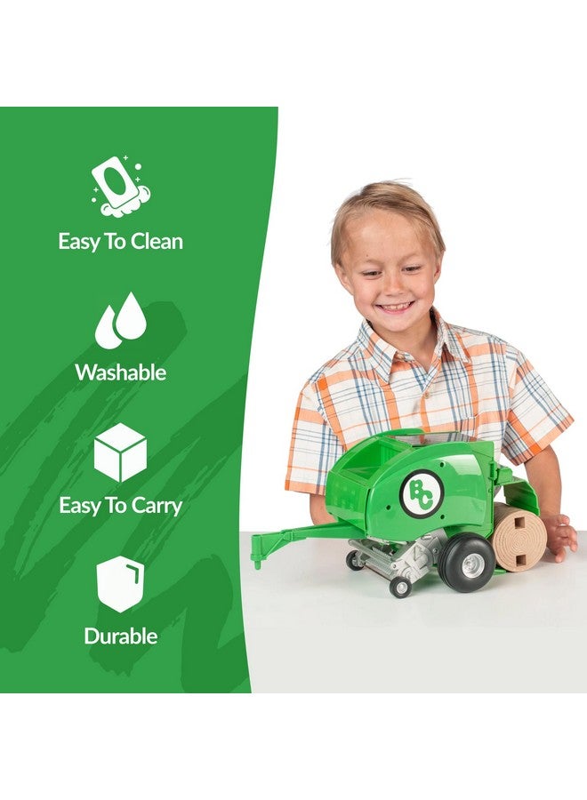 Round Baler  Toy Hay Baler  1:20 Scale  Farm Toys  Proprietary Blend Of Plastic  Durable & Lifelike  Playable & Collectible…
