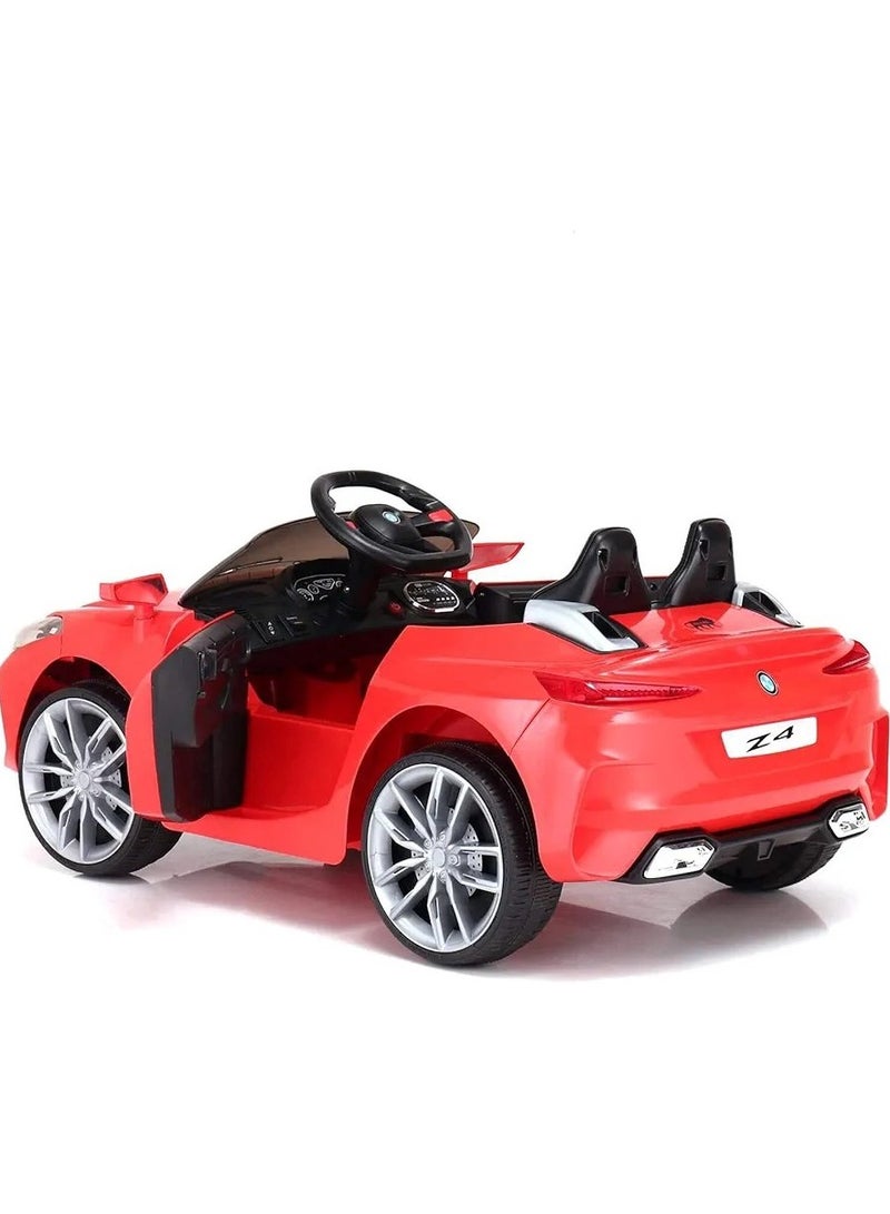 Battery Powered Sports Car - 12V Rechargeable Electric Kids Car for Driving (Red) - Image 2