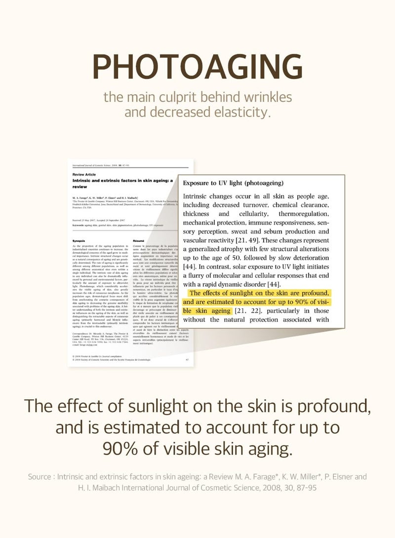 مكس سون فاصوليا واقي الشمس 1.69 فلور أوز. / 50 مل SPF 50 نوع النسيج الهوائي خفيف الوزن لا صب أبيض للوجه العناية بالبشرة الزجاجية الكورية - Image 4