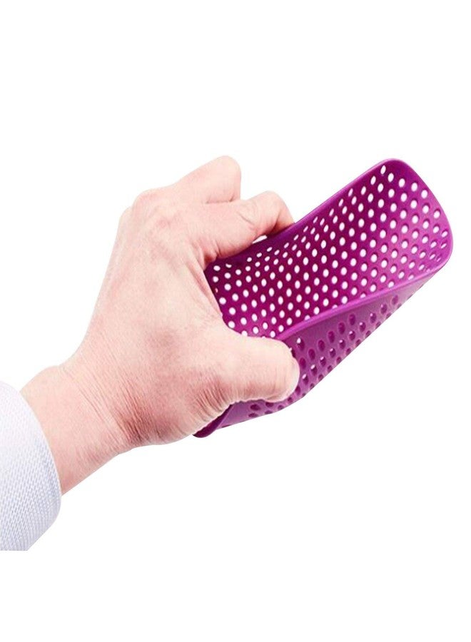 Bonlting Food Drain Colander Scoop Practical Durable Plastic Water Skimmer Strainer Scoop Food Drain Shovel with Handle for Kitchen Food Drain(2Pcs) - Image 5