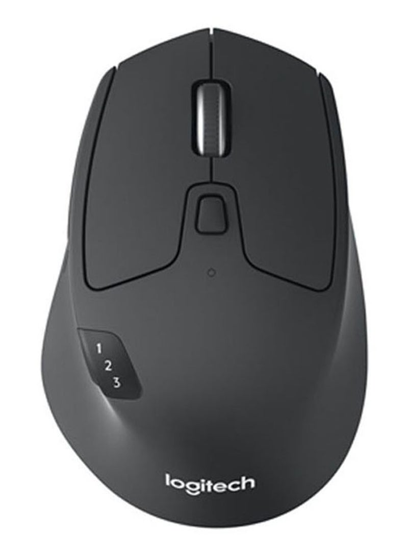 Logitech M720 Triathalon Wireless Optical Mouse Black - Image 1