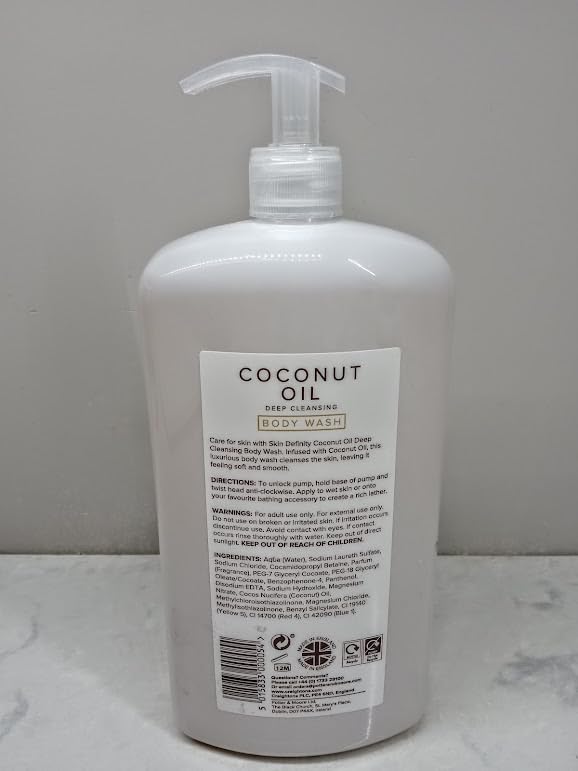 CREIGHTONS COCONUT OIL BODY WASH 338 Fl oz deep cleansing infused with coconut oil 1l - Image 3