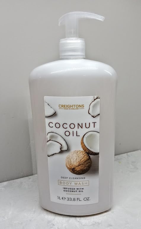 CREIGHTONS COCONUT OIL BODY WASH 338 Fl oz deep cleansing infused with coconut oil 1l - Image 2
