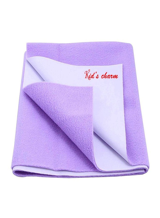 Kid's Charm - Instant Dry Water Proof and Reusable Mat/Bed Protector/Absorbent Dry Sheets (200cm X 140cm, X-Large) - Violet - Image 1