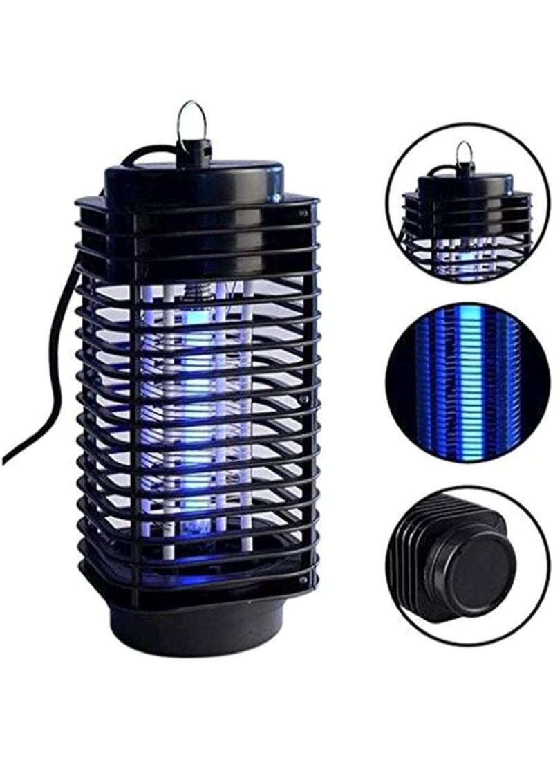 Generic - Electric 220V Light Mosquito Killer Fly Bug Insect Zapper Trap Catcher Lamp Black - Image 1