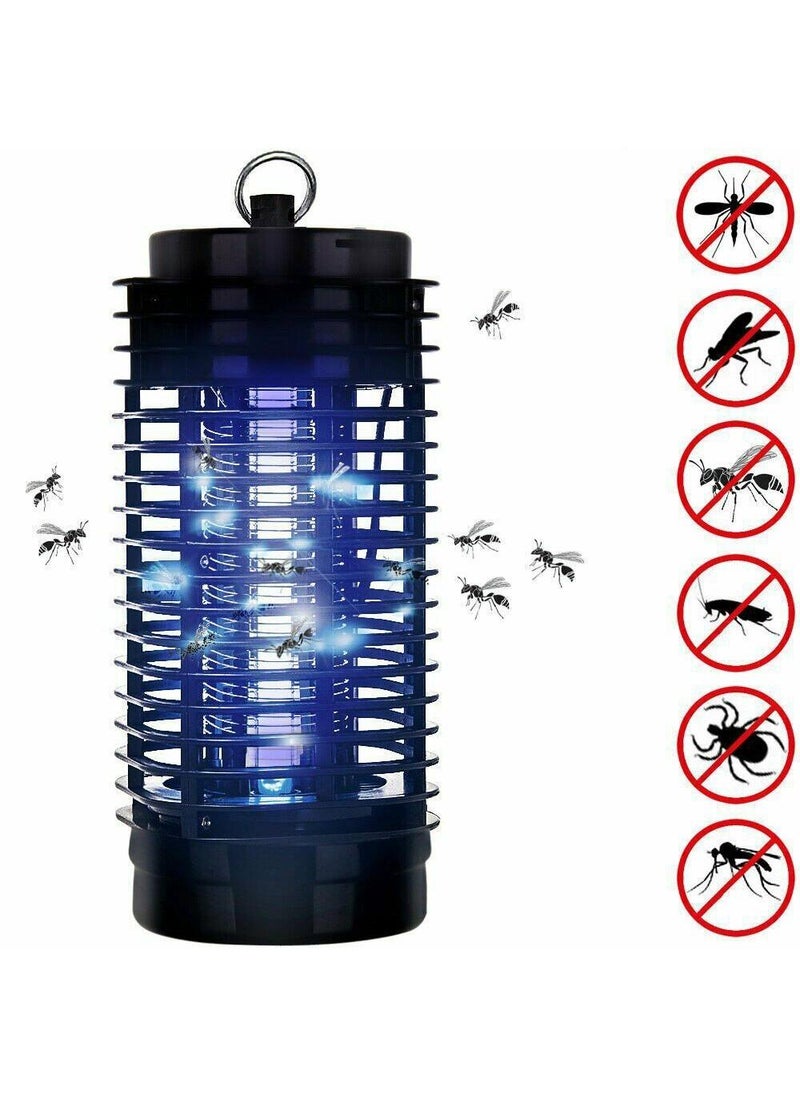 Generic - Electric 220V Light Mosquito Killer Fly Bug Insect Zapper Trap Catcher Lamp Black - Image 1